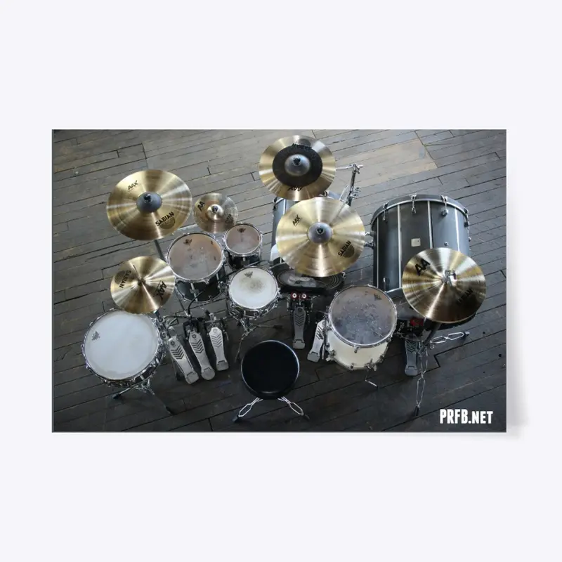 Drum Set Poster 24"x36"