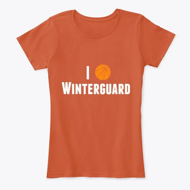 I Love Indoor Drumline/Winterguard Shirt