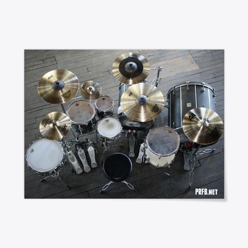 Drum Set Poster 18"x24"